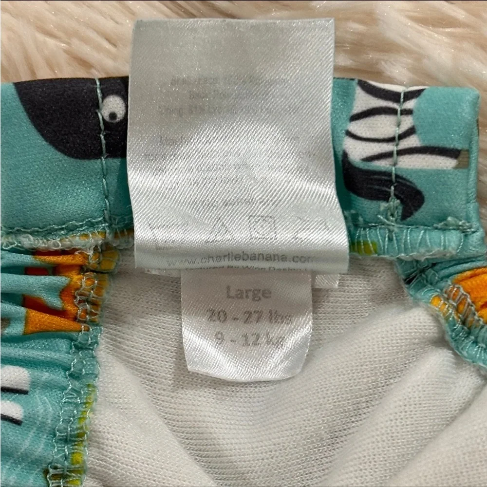 Charlie Banana Gone Safari Swim Diaper size L